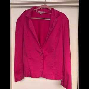 Dress barn pink blazer large.
